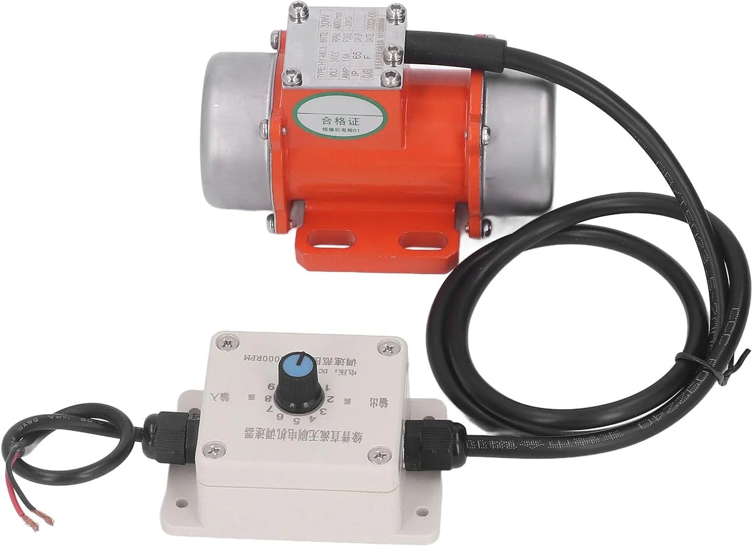 موتور ویبره برقی Depisuta، موتور ویبراتور بتن مینیاتوری 30 وات با قابلیت تنظیم سرعت 4000 دور در دقیقه، موتور لرزش کم صدا برای معادن، متالورژی، زغال سنگ، برق (DC12V)