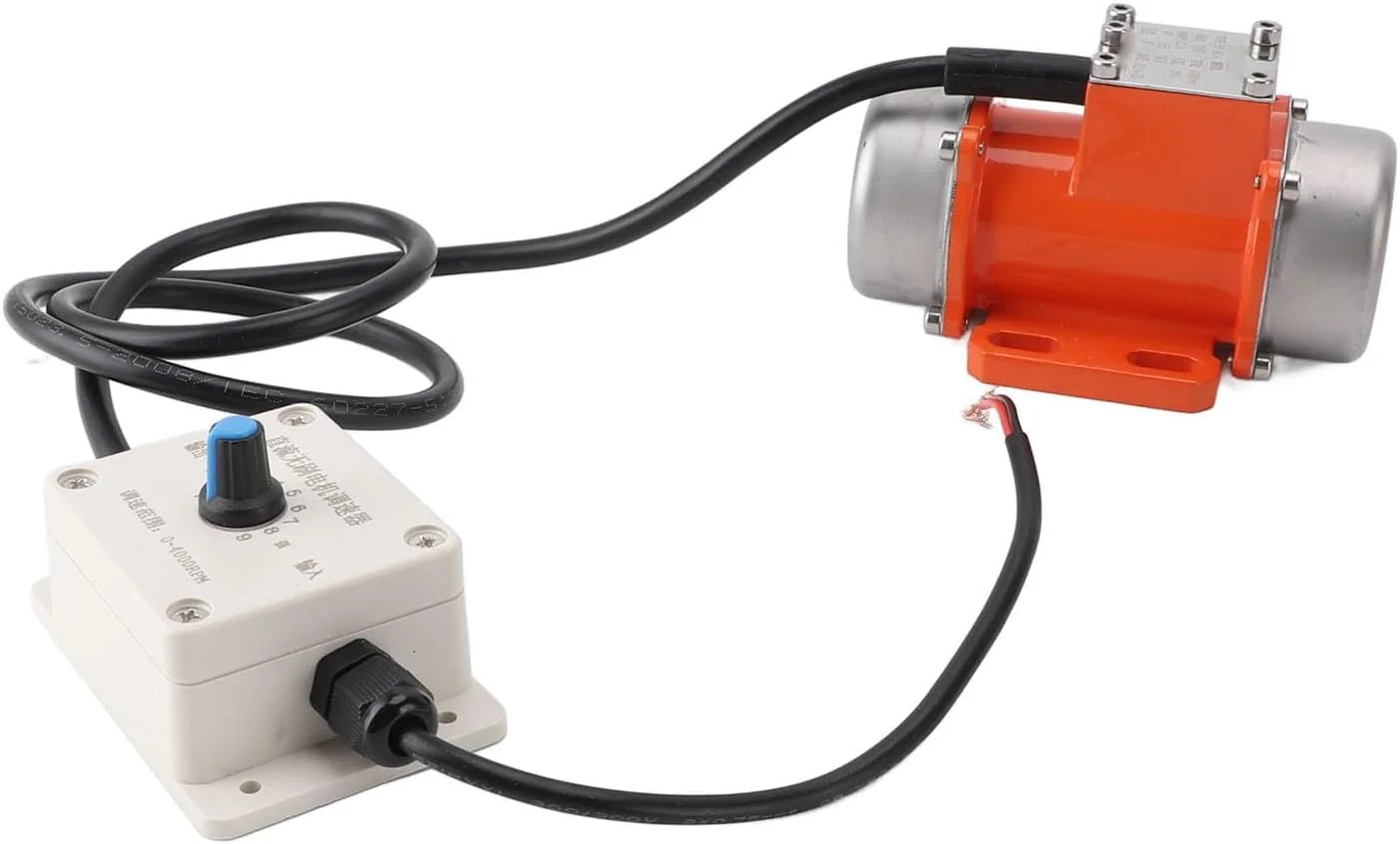 موتور ویبراتور بتن Cryfokt، موتور ویبره براشلس DC 24 ولت آلیاژ آلومینیوم IP65 با کنترلر سرعت، ابزار ویبره موتورهای ویبره برقی برای معادن و ساخت و ساز