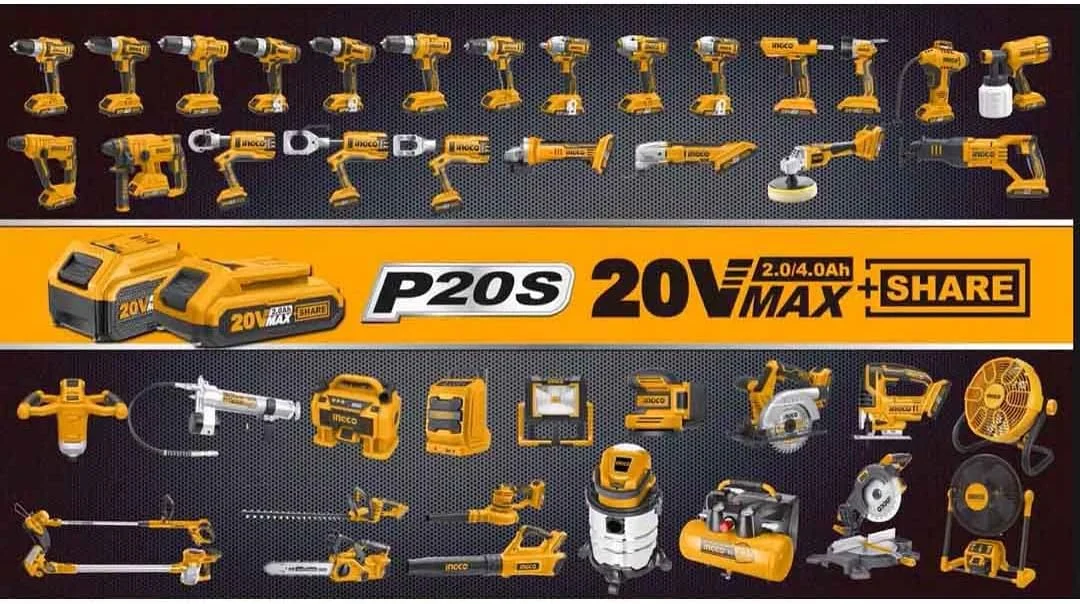 ویبراتور بتن شارژی اینکو، 20 ولت، باتری 2.0 آمپر ساعت، 2300 دور در دقیقه، پوکر 35x1200 میلی متر، به همراه شارژر ویبراتور بتن شارژی اینکو، 20 ولت، باتری 2.0 آمپر ساعت، 2300 دور در دقیقه، پوکر 35x1200 میلی متر، به همراه شارژر