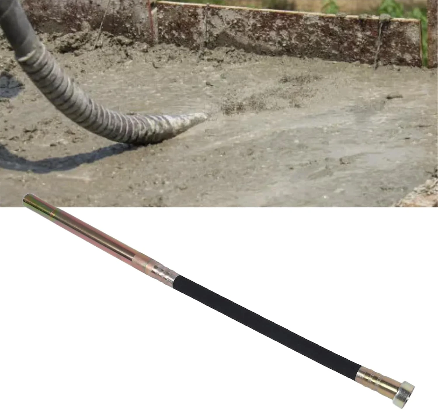 ابزار ویبره بتن شارژی، قطر شفت قوی 0.4 -BC - 35 میلی متر، قطر شلنگ 30 میلی متر، ویبراتور بتن دریلینگ 200 هرتز موثر برای ساختمان ها (1.2 متر / 3.9 فوت) ابزار ویبره بتن شارژی، قطر شفت قوی 0.4 -BC - 35 میلی متر، قطر شلنگ 30 میلی متر، ویبراتور بتن دریلینگ 200 هرتز موثر برای ساختمان ها (1.2 متر / 3.9 فوت)