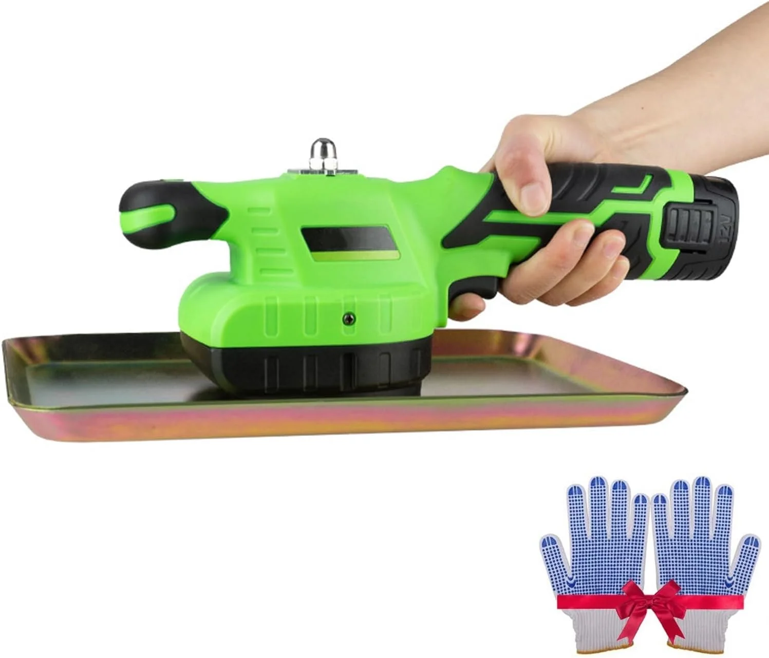 ویبراتور بتن، ماله پره ای تخت بتن بی سیم، تنظیم سرعت پیوسته، ماله پره ای تخت بتن دستی، باتری لیتیومی 12 ولت، فرکانس ارتعاش بالا، برای ساخت و ساز