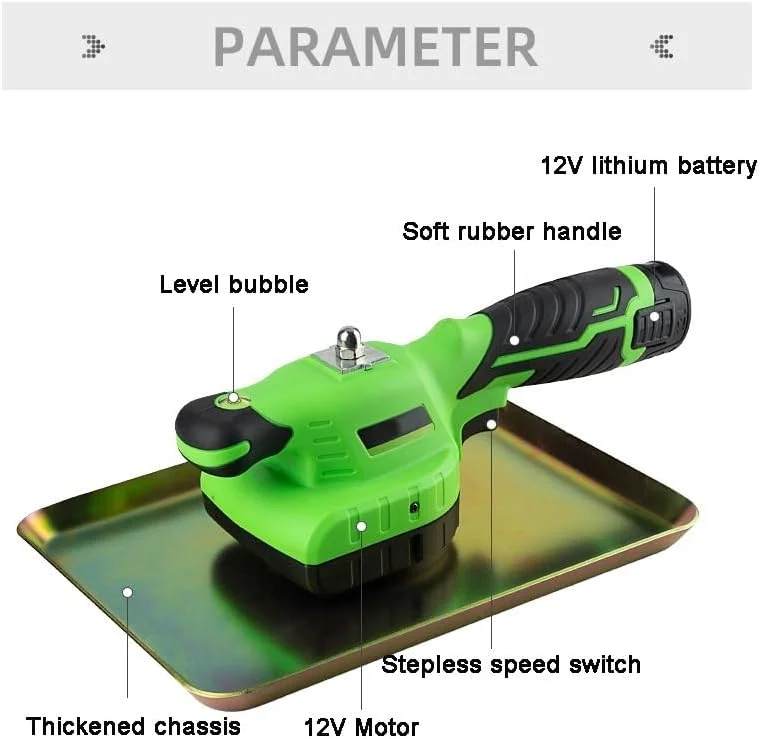 ویبراتور بتن، ماله پره ای تخت بتن بی سیم، تنظیم سرعت پیوسته، ماله پره ای تخت بتن دستی، باتری لیتیومی 12 ولت، فرکانس ارتعاش بالا، برای ساخت و ساز ویبراتور بتن، ماله پره ای تخت بتن بی سیم، تنظیم سرعت پیوسته، ماله پره ای تخت بتن دستی، باتری لیتیومی 12 ولت، فرکانس ارتعاش بالا، برای ساخت و ساز
