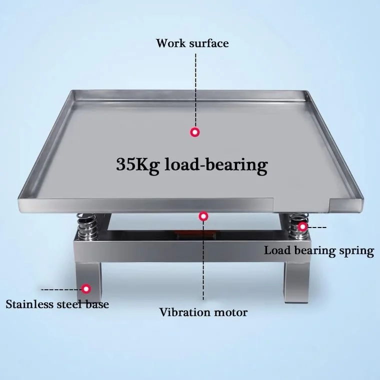 میز ویبره بتن CEVIZ، مینی شیکر بتن استیل، میز تست ارتعاش الکتریکی، پلتفرم ارتعاش بلوک تست، برای تراکم ارتعاشی بتن