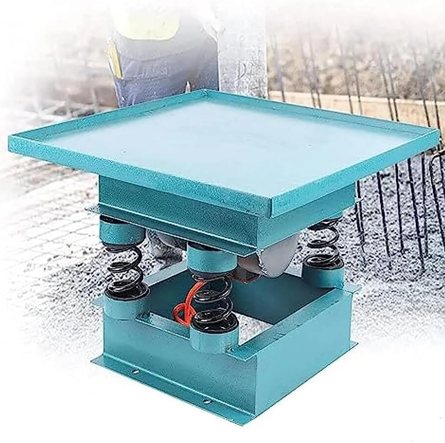 میز ویبره بتن CEVIZ، شیکر بتن 50 * 50 سانتی متر، 2860 بار در دقیقه سکوی ارتعاش بلوک تست نیمکتی، سکوی تست ارتعاش برای حذف حباب هوا