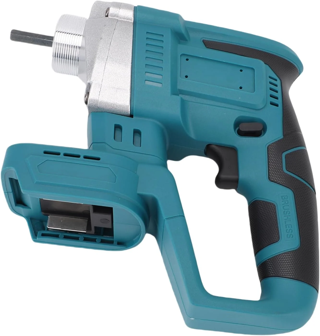 ابزار ویبراتور بتن دستی Asixxsix، 600 وات 6000 دور در دقیقه، ویبراتور بتن برقی بی سیم سازگار با باتری 18 ولت BL1815 BL1820 BL1530، حذف حباب و مخلوط کردن بتن