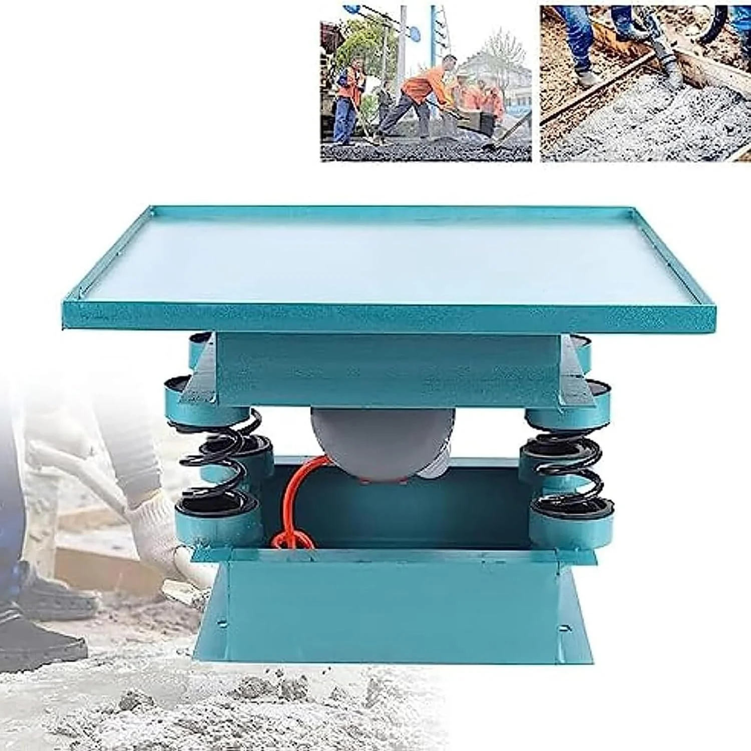 میز ویبره بتن CEVIZ، شیکر بتن 50 * 50 سانتی متر، 2860 بار در دقیقه سکوی ارتعاش بلوک تست نیمکتی، سکوی تست ارتعاش برای حذف حباب هوا