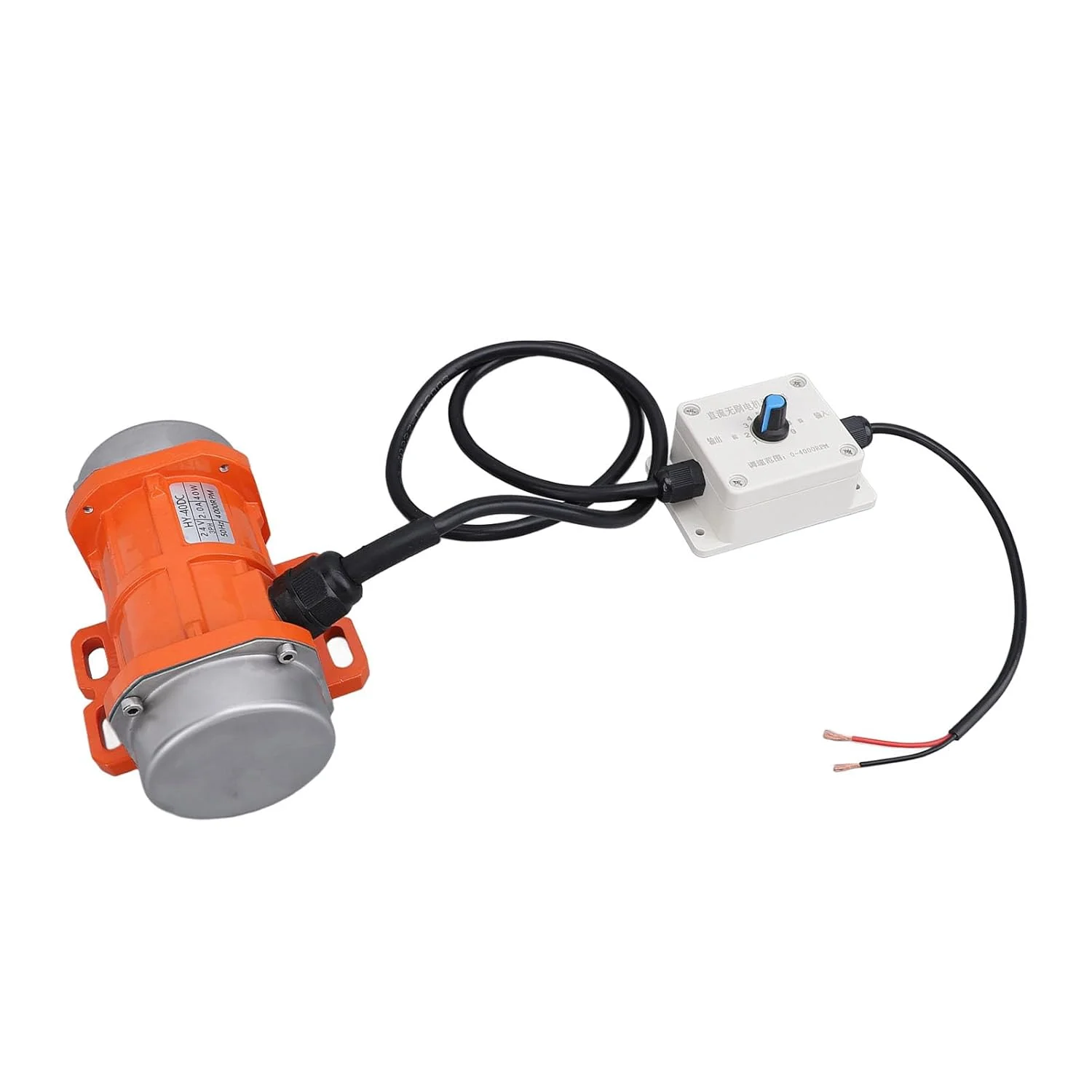 موتور ویبره براشلس DC24V با سرعت قابل تنظیم 4000 دور در دقیقه IP65، موتور ویبراتور برقی بتن، مناسب برای معادن، متالورژی و ساخت و ساز (40 وات)
