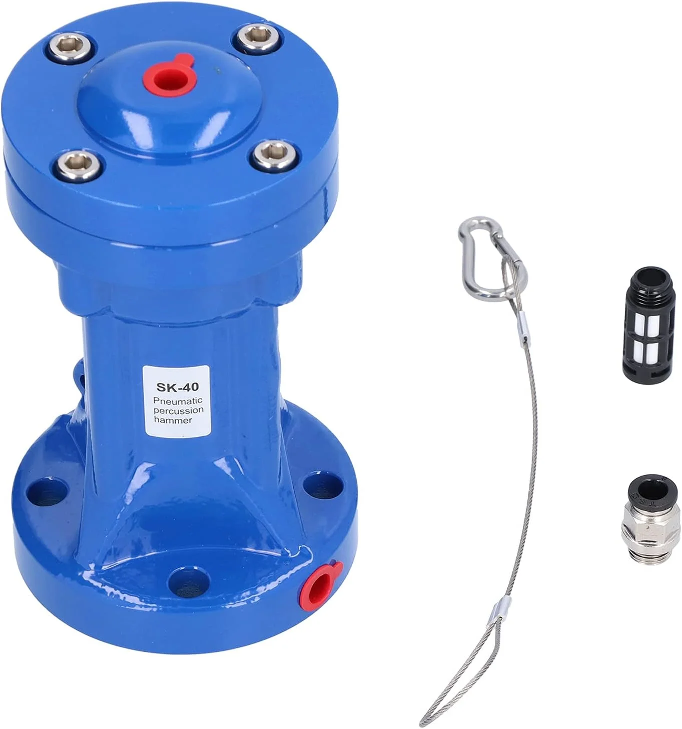 ویبراتور پنوماتیک بریلوکسا، ویبراتور بتن قدرتمند، چکش ضربه ای بادی قابل تنظیم، سازگار با دستگاه های ریزش پودر، تجهیزات صنعتی برای تراکم بتن