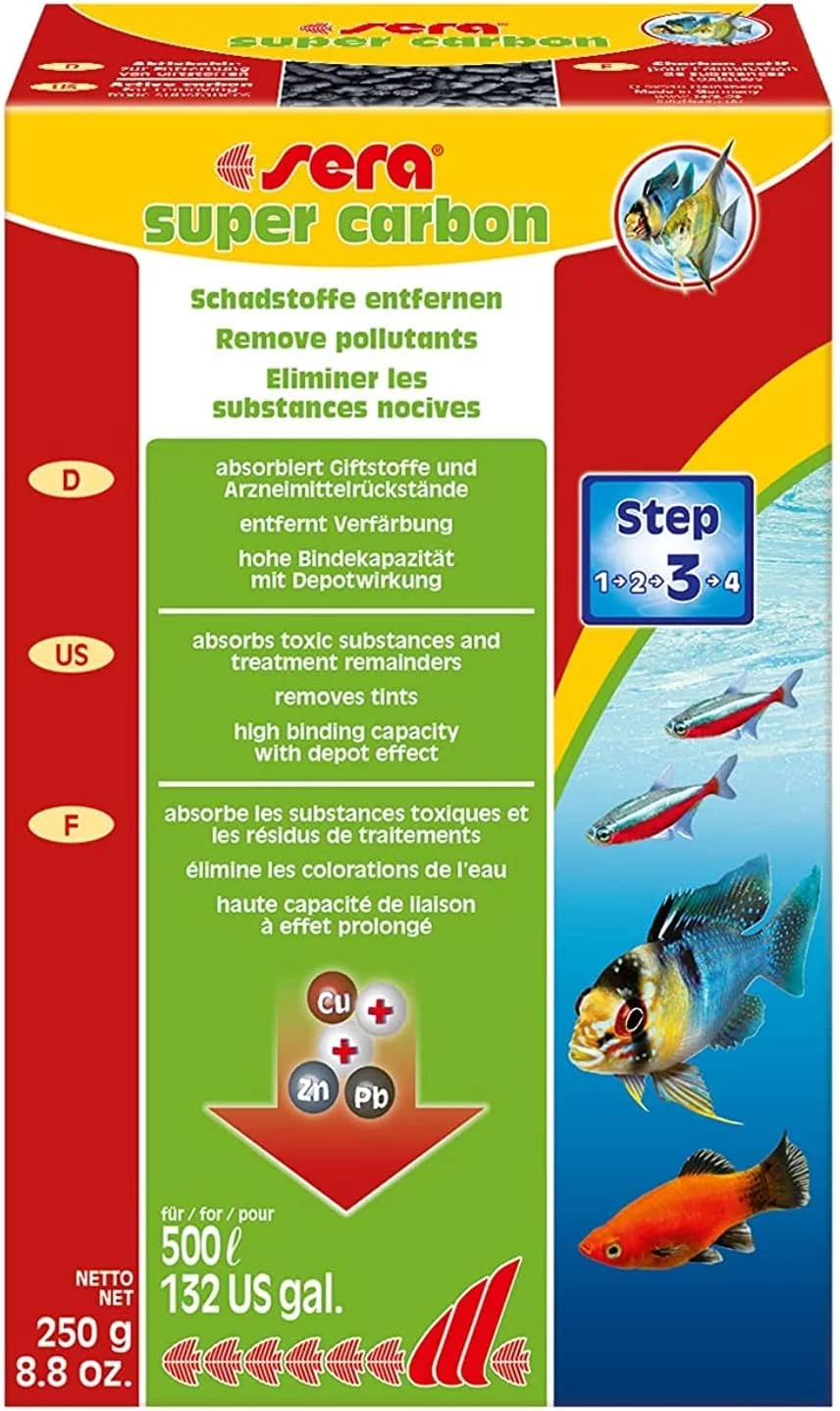 مدیا فیلتر کربن فعال سرا سوپر کربن 250 گرمی