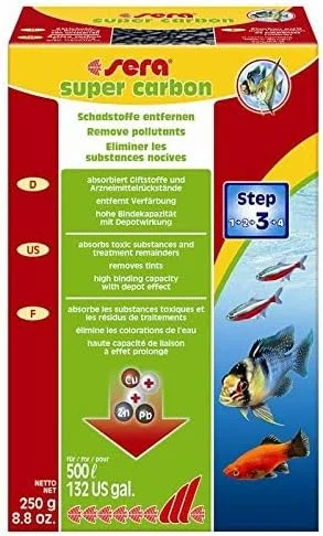 مدیا فیلتر کربن فعال سرا سوپر کربن 250 گرمی