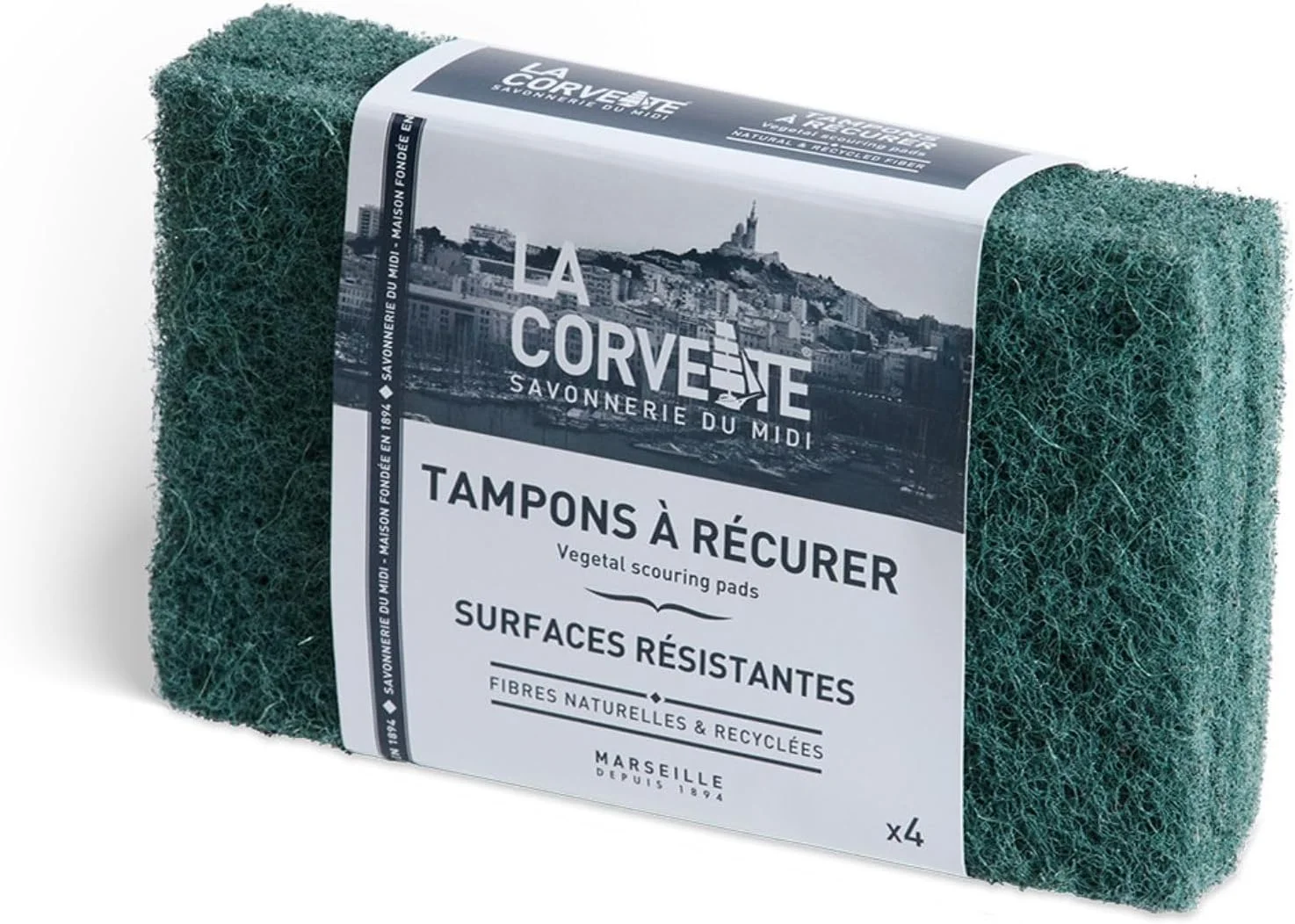 پدهای اسکاچ برای سطوح بسیار کثیف - بسته 4 عددی - عملکرد بالا