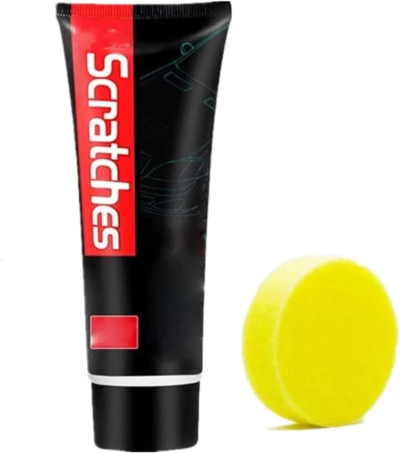 از بین برنده خط و خش اجاق گاز، ترمیم کننده خط و خش رنگ خودرو، پاک کننده و براق کننده قوی اجاق گاز، پاک کننده چند منظوره اجاق گاز، از بین برنده خط و خش، زنگ زدگی - همراه با اسفنج (1 عدد)