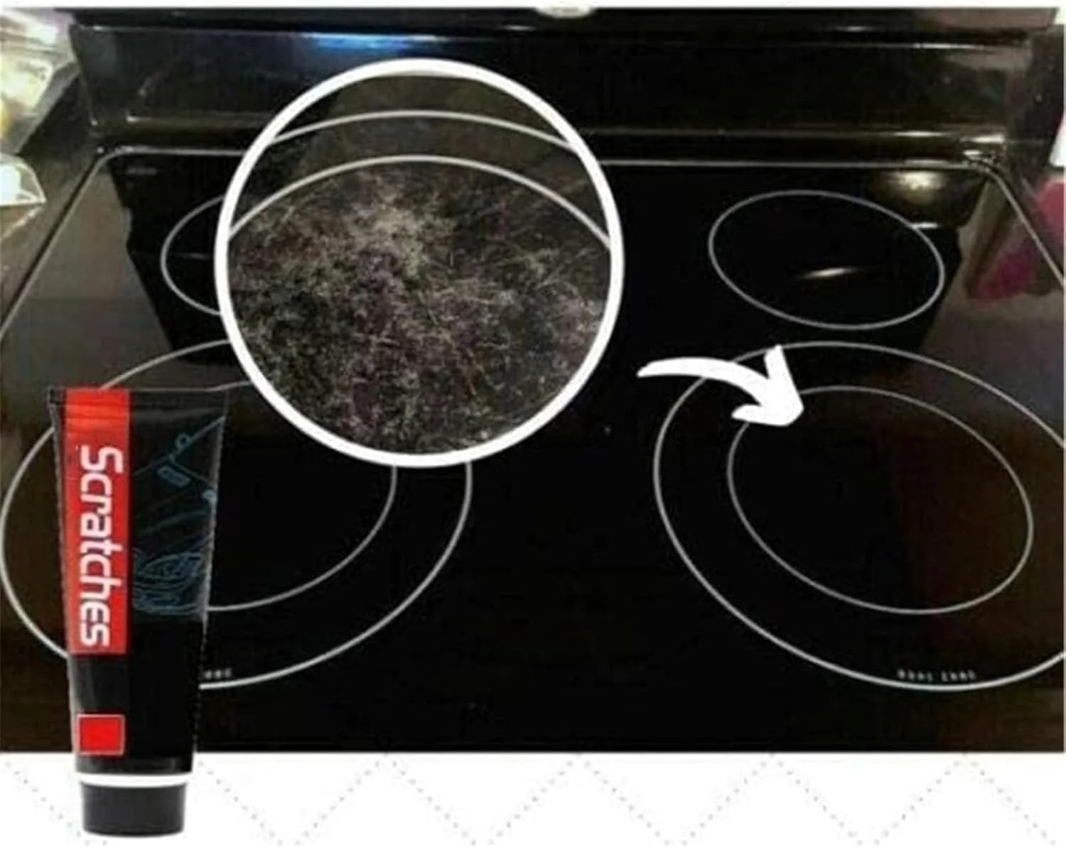 از بین برنده خط و خش اجاق گاز بدون ایجاد خراش، ترمیم کننده خط و خش رنگ خودرو، پاک کننده اجاق گاز سرامیکی شیشه ای، پاک کننده چند منظوره اجاق گاز، با اسفنج 100 میلی لیتر