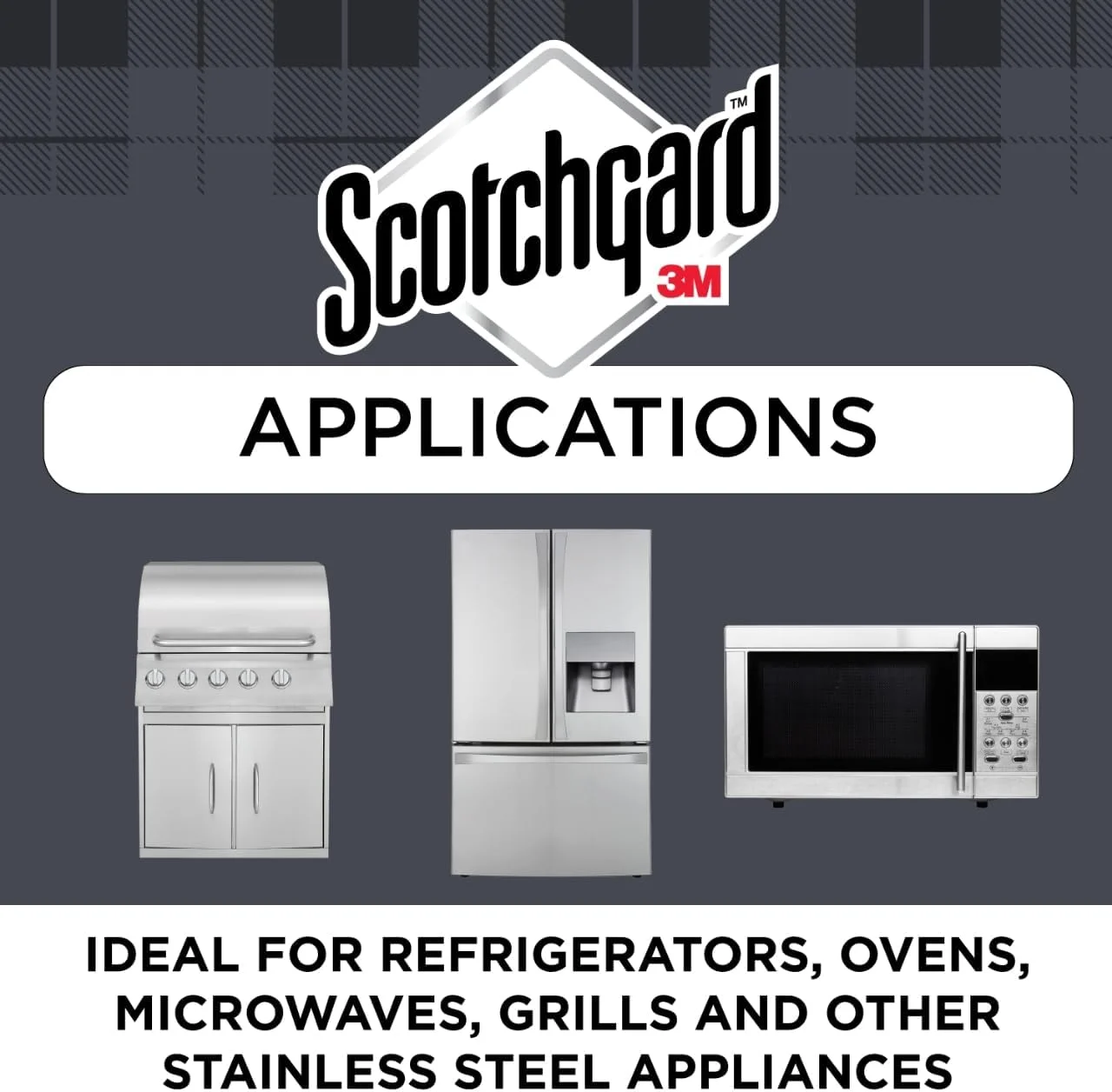 اسپری پاک کننده استیل ضد زنگ Scotchgard، 495 میلی لیتر، 1 عدد در بسته | از بین برنده و مقاوم در برابر اثر انگشت و لکه | سطوح شما را تمیز نگه می دارد | ایده آل برای یخچال، اجاق گاز، مایکروویو و موارد دیگر