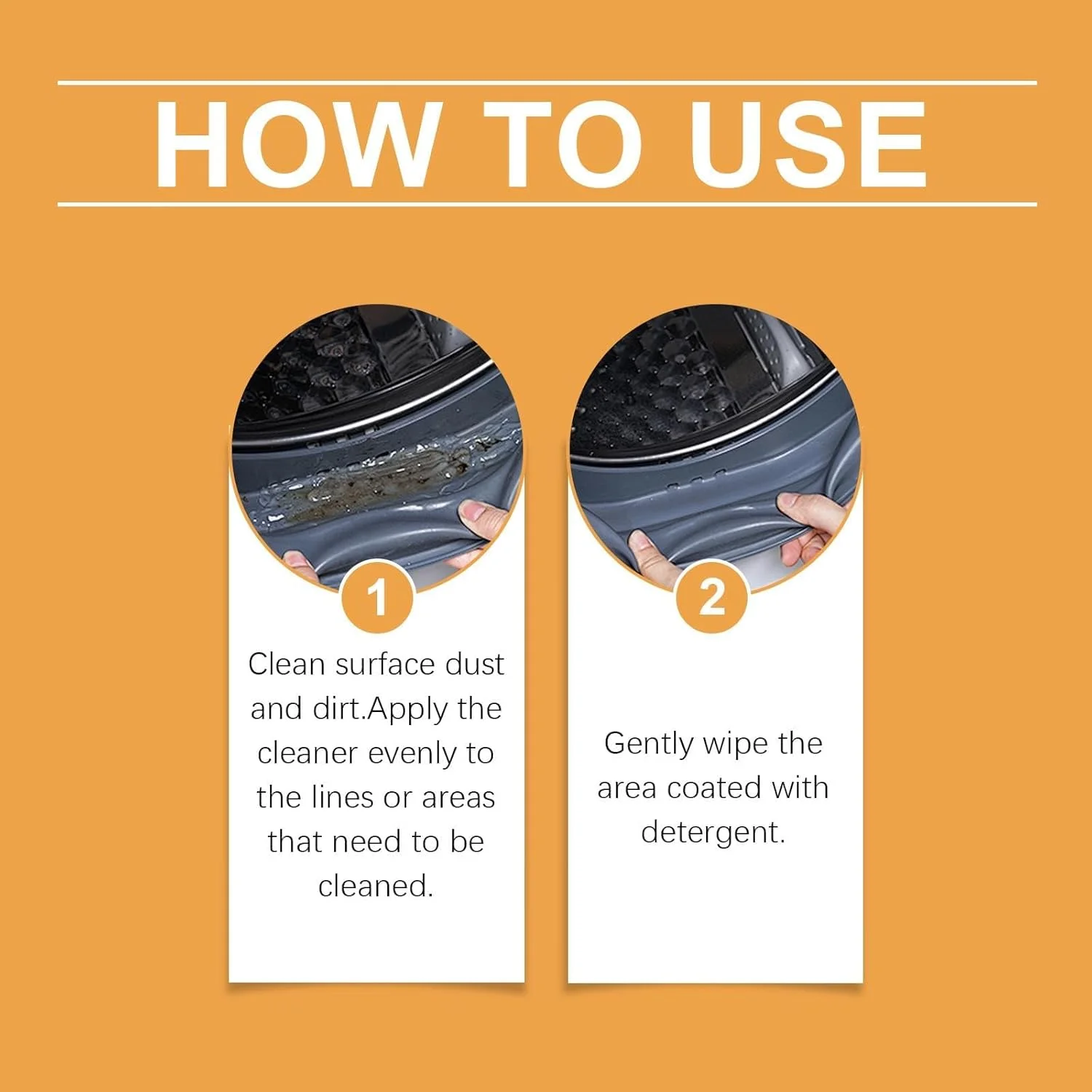 ژل پاک کننده لکه و درزگیر 100 میلی لیتری، ژل از بین برنده خانگی، پاک کننده خانگی، پاک کننده ماشین لباسشویی خانگی برای درزگیر ماشین لباسشویی درب جلو، دوغاب حمام، دوش، سینک آشپزخانه، درزگیر