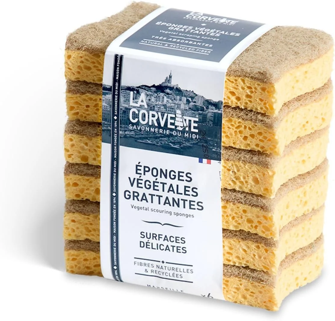 پدهای اسکاچ برای سطوح ظریف - بسته 6 عددی - تمیز کردن ملایم