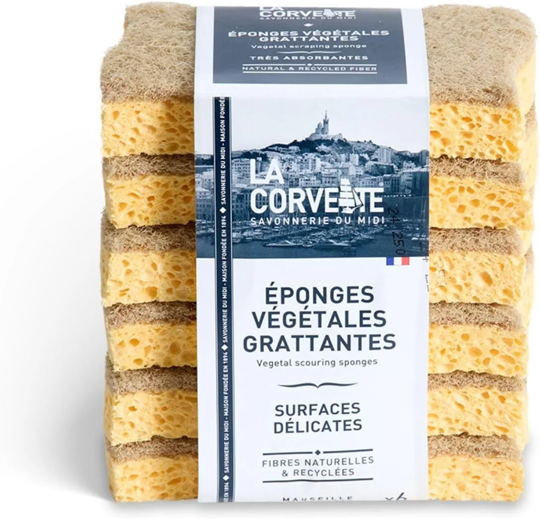 پدهای اسکاچ برای سطوح ظریف - بسته 6 عددی - تمیز کردن ملایم