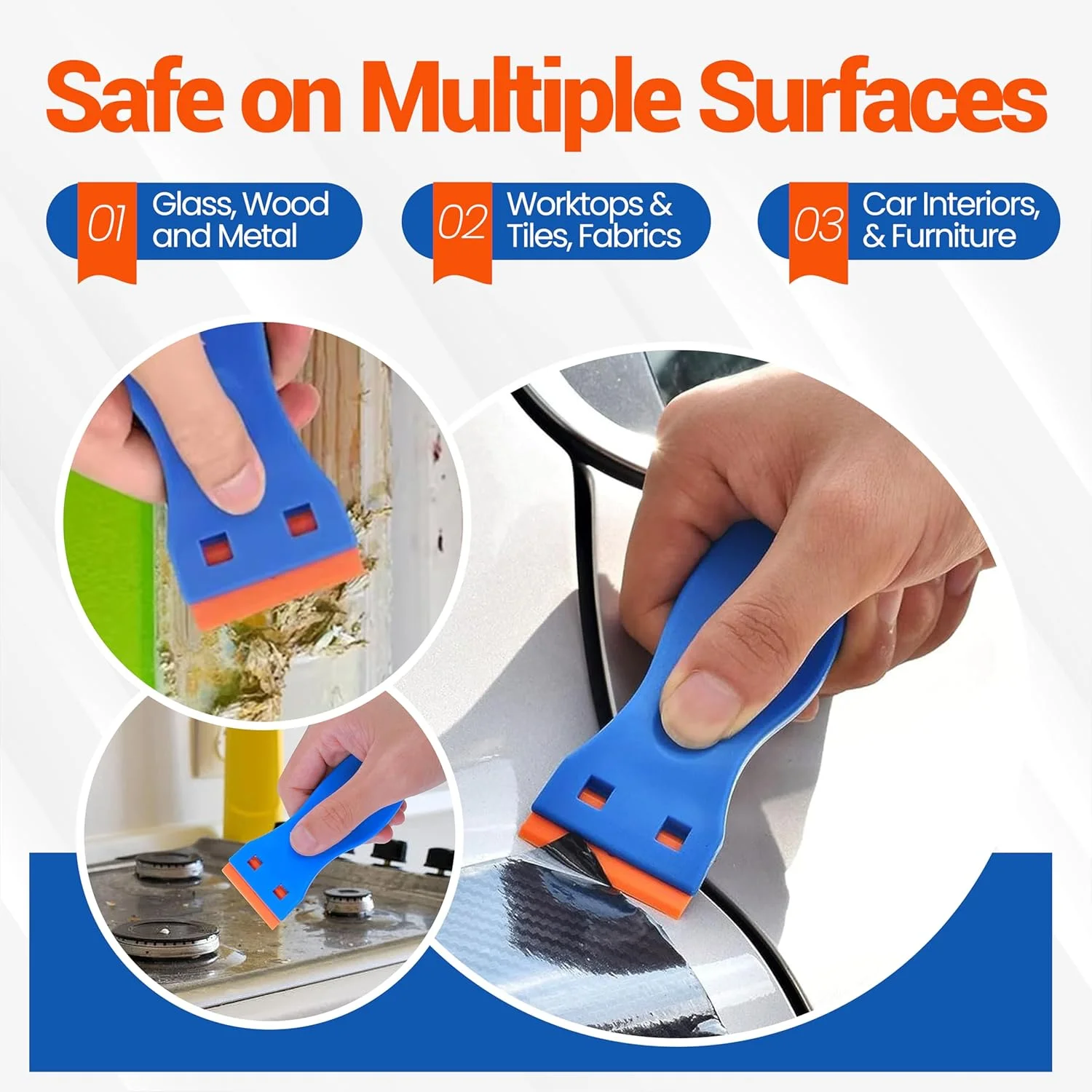 مایع پاک کننده چسب و لکه De Solv It - 250 میلی لیتر به همراه ابزار تمیز کننده چند سطحی با 10 عدد جایگزین یدکی برای برچسب، پاک کننده چسب، شیشه، قیر، گریس، نوار چسب، آدامس و موارد دیگر