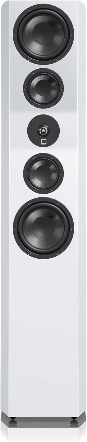 بلندگوی ایستاده سه طرفه SVS Ultra Evolution Titan با چهار ووفر 6.5 اینچی - تک (سفید براق پیانویی)