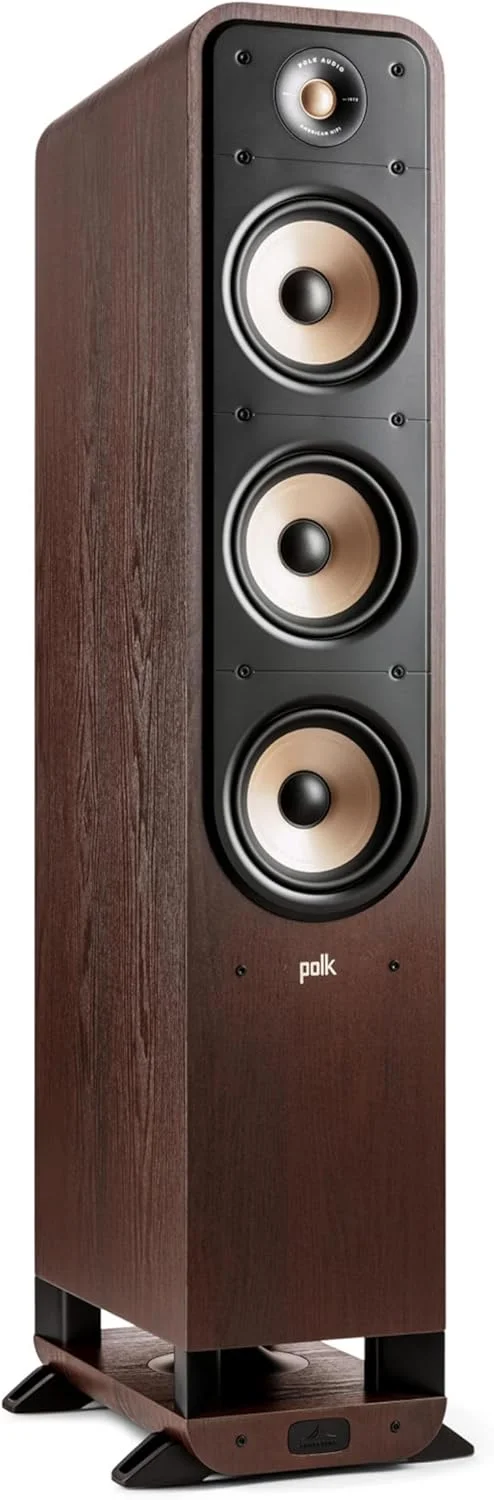 اسپیکر ایستاده Polk Audio Signature Elite ES60 - دارای گواهینامه Hi-Res، سازگار با Dolby Atmos و DTS:X، توییتر 1 اینچی و سه ووفر 6.5 اینچی، فناوری Power Port برای بیس بی دردسر، مشکی خیره کننده