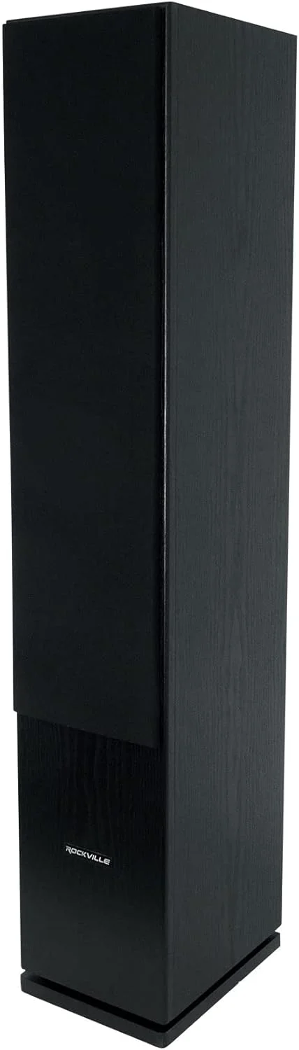 راکویل (2) RockTower 68B بلندگوهای برج صوتی خانگی مشکی پسیو 8 اهم