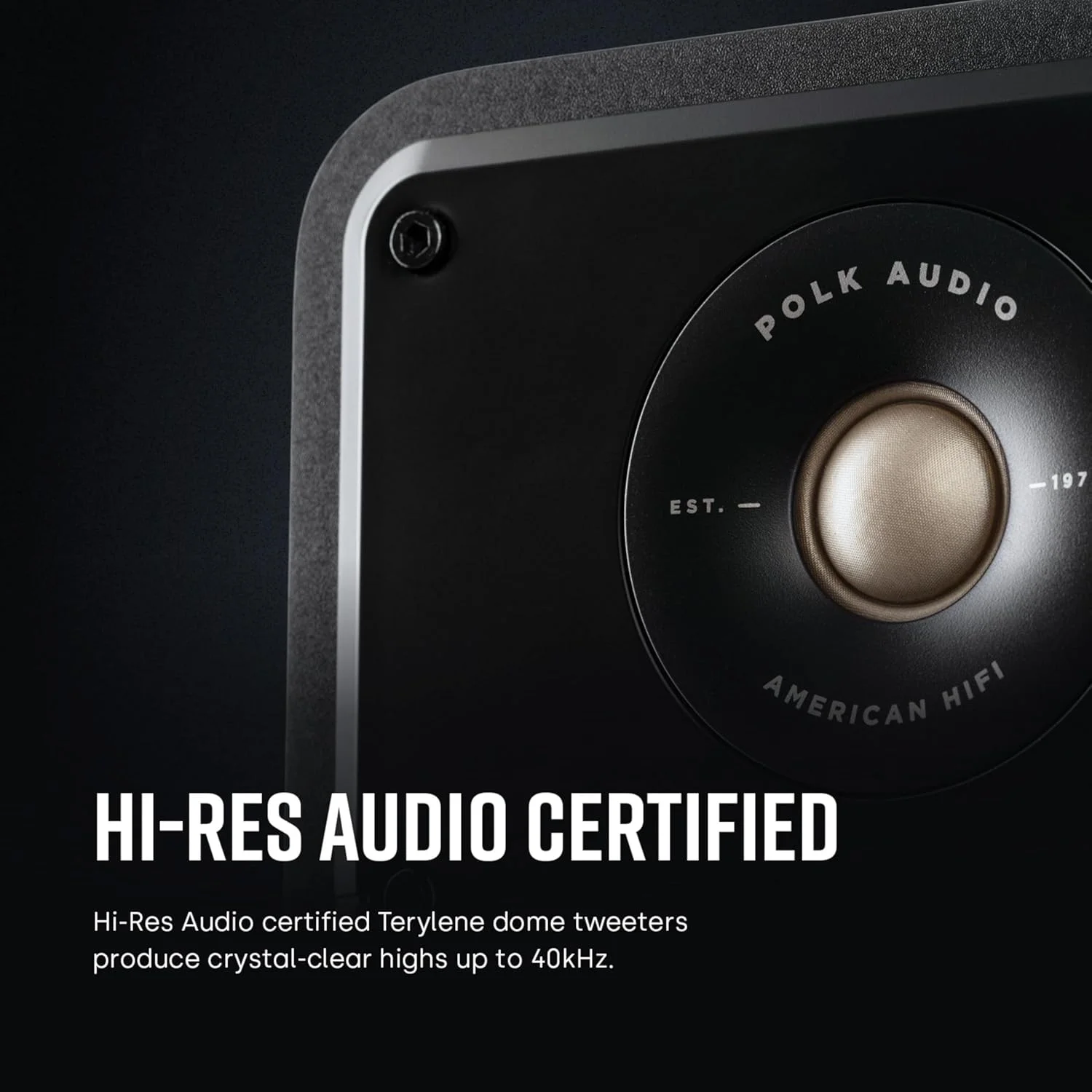 اسپیکر ایستاده Polk Audio Signature Elite ES60 - دارای گواهینامه Hi-Res، سازگار با Dolby Atmos و DTS:X، توییتر 1 اینچی و سه ووفر 6.5 اینچی، فناوری Power Port برای بیس بی دردسر، مشکی خیره کننده