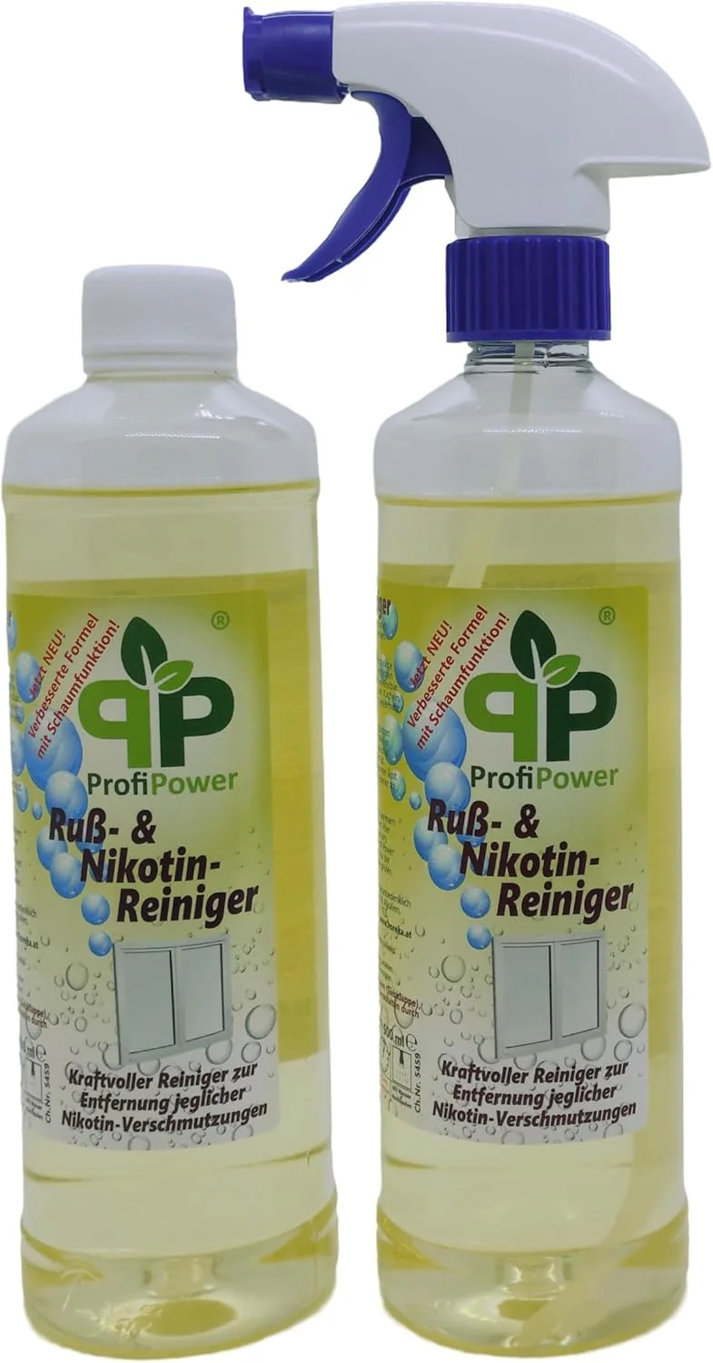 محلول پاک کننده دوده و نیکوتین Profi Power دو عدد 500 میلی لیتری