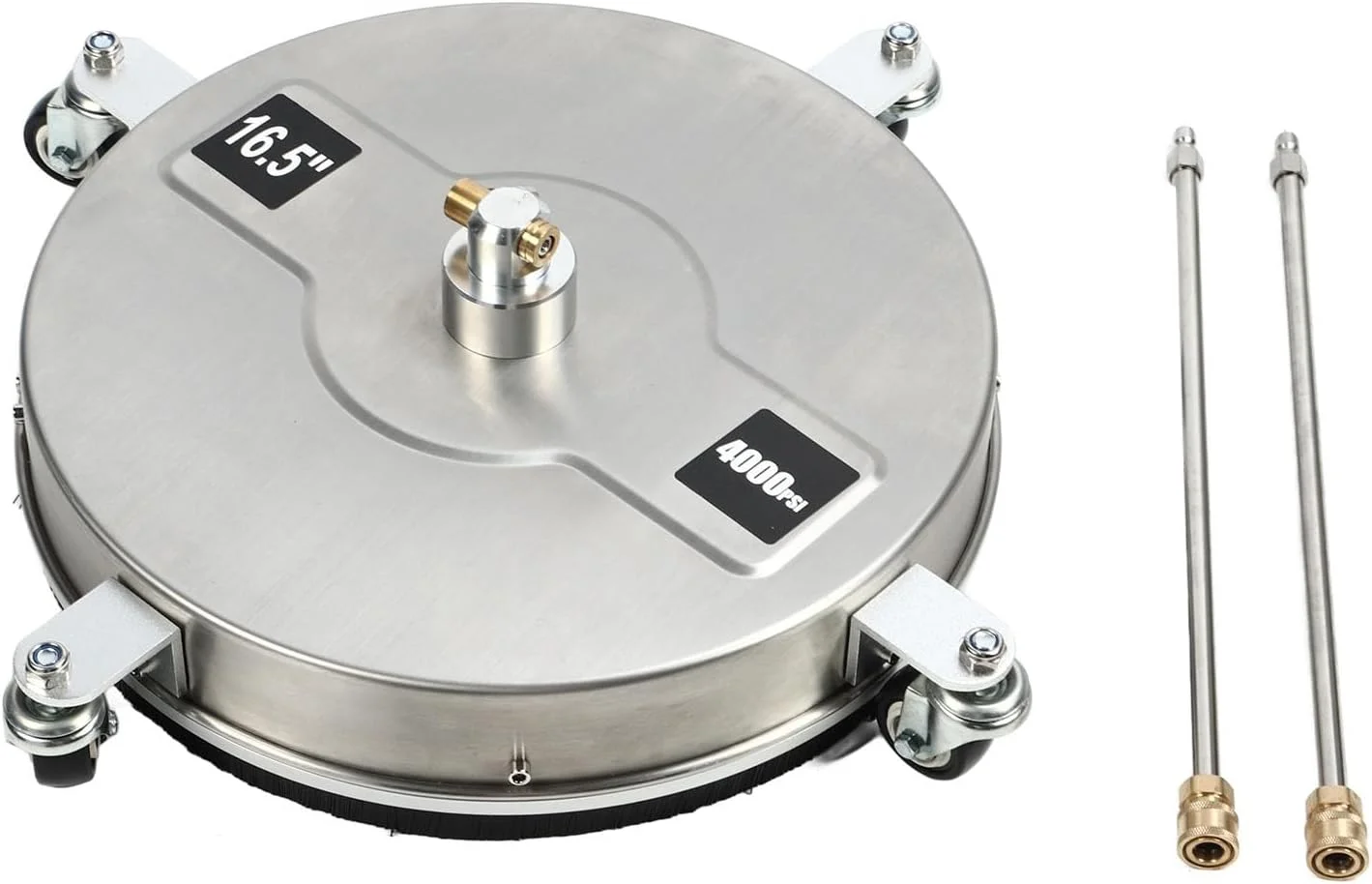 سطح شوی فشار قوی کارآمد با 4 چرخ، میله اتصال دستگاه فشار قوی، مناسب برای شستشوی راهرو، پاسیو، عرشه، جنس استیل ضد زنگ