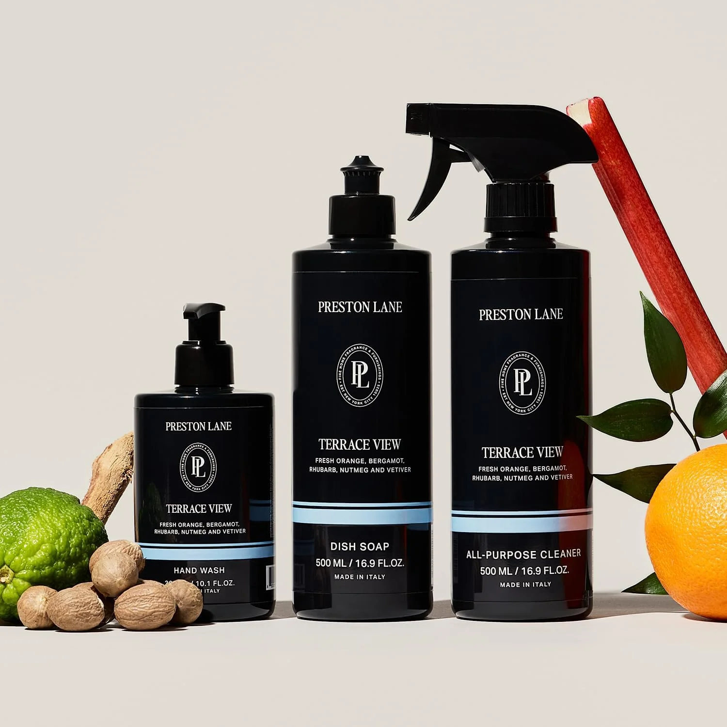 ست آشپزخانه پرستون لین، شستشوی دستی، مایع ظرفشویی و پاک کننده چند منظوره، بسته لوازم ضروری نظافت