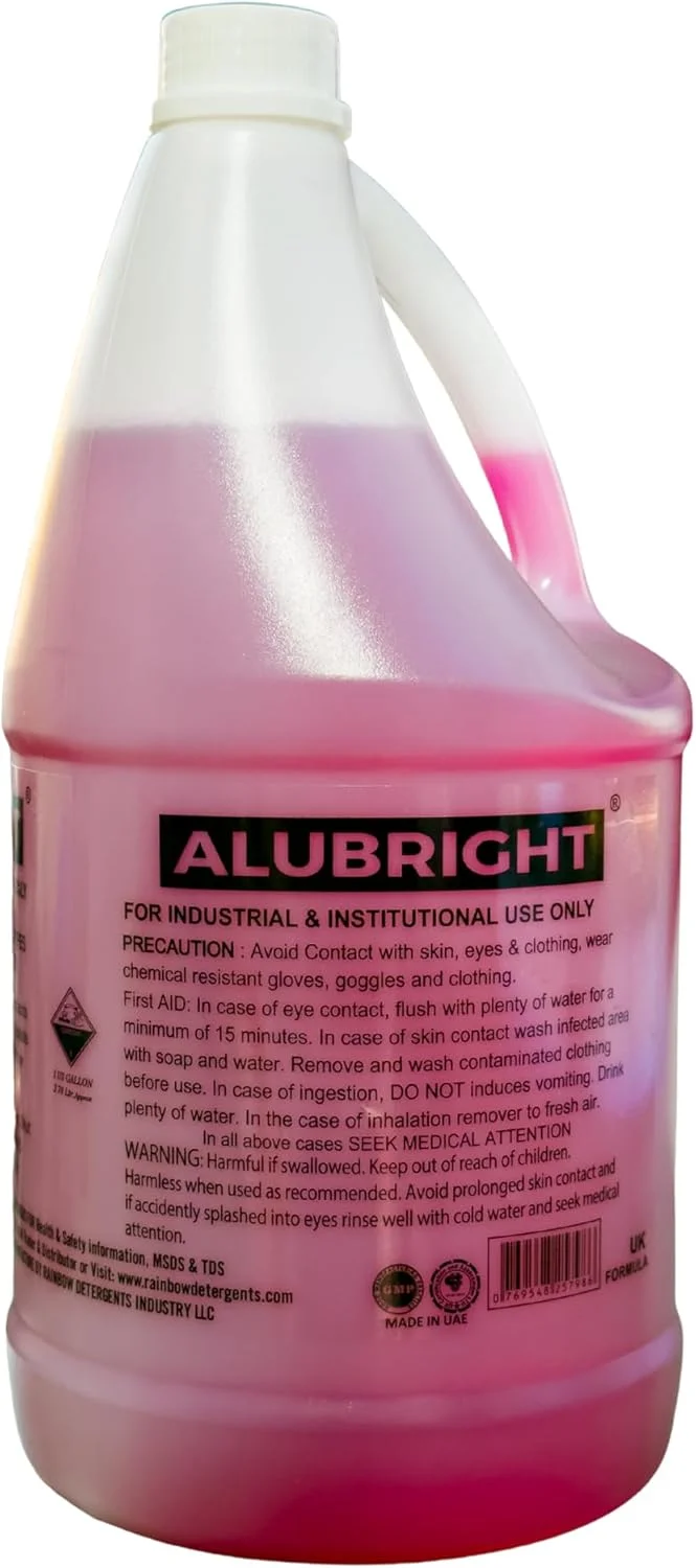 محلول تمیز کننده کویل آلو برای واحد AC | محلول تمیز کننده کویل با درجه حرفه ای برای واحدهای تهویه مطبوع تجاری و مسکونی | سازگار با آلومینیوم و فلز - 1 گالن