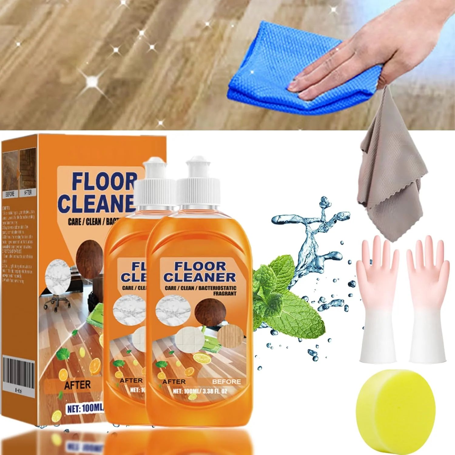 مایع تمیز کننده چند منظوره کف پروبابلی، تمیز کننده چند منظوره کف، تمیز کننده کف پروبابلی (2 عدد)