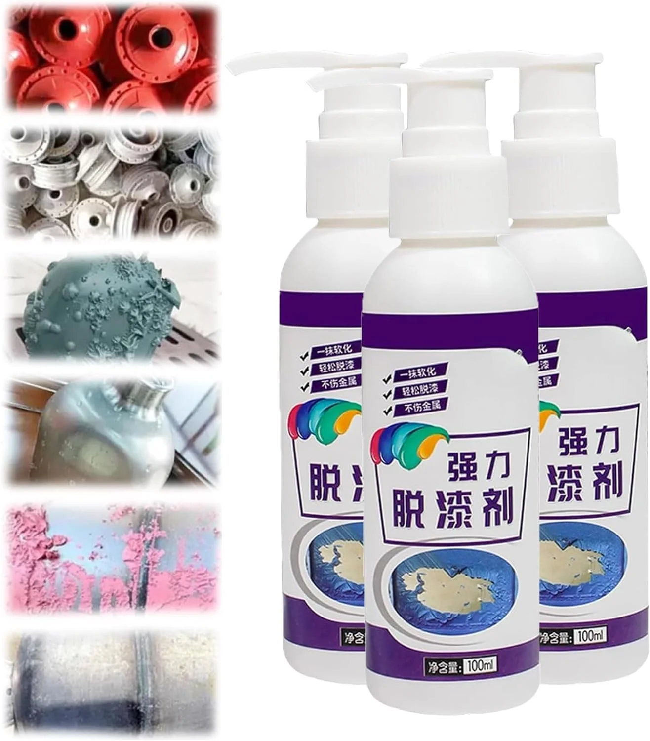 پاک کننده قوی رنگ، پاک کننده رنگ بدون حلال، پاک کننده رنگ از چوب، پاک کننده رنگ لاتکس، پاک کننده رنگ برای سطوح فلزی، پاک کننده شیره درخت برای رنگ خودرو و شیشه جلو