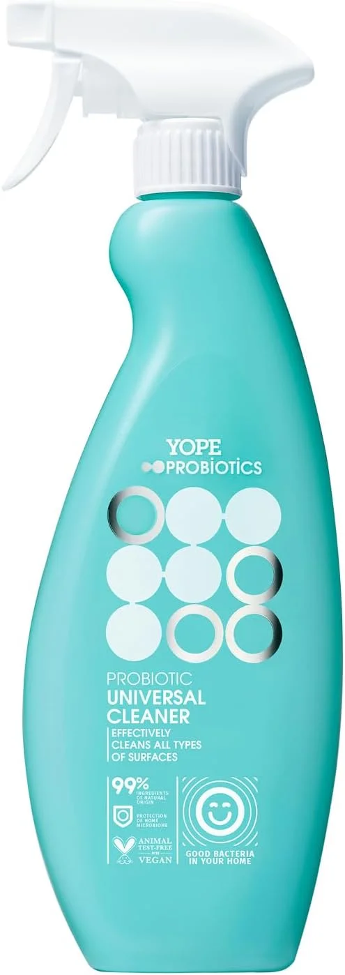 مایع تمیز کننده کابین دوش پروبیوتیک YOPE | از بین برنده جرم صابون، رسوب آهک | 99% مواد طبیعی | ایمن | پروبیوتیک 500 میلی لیتر