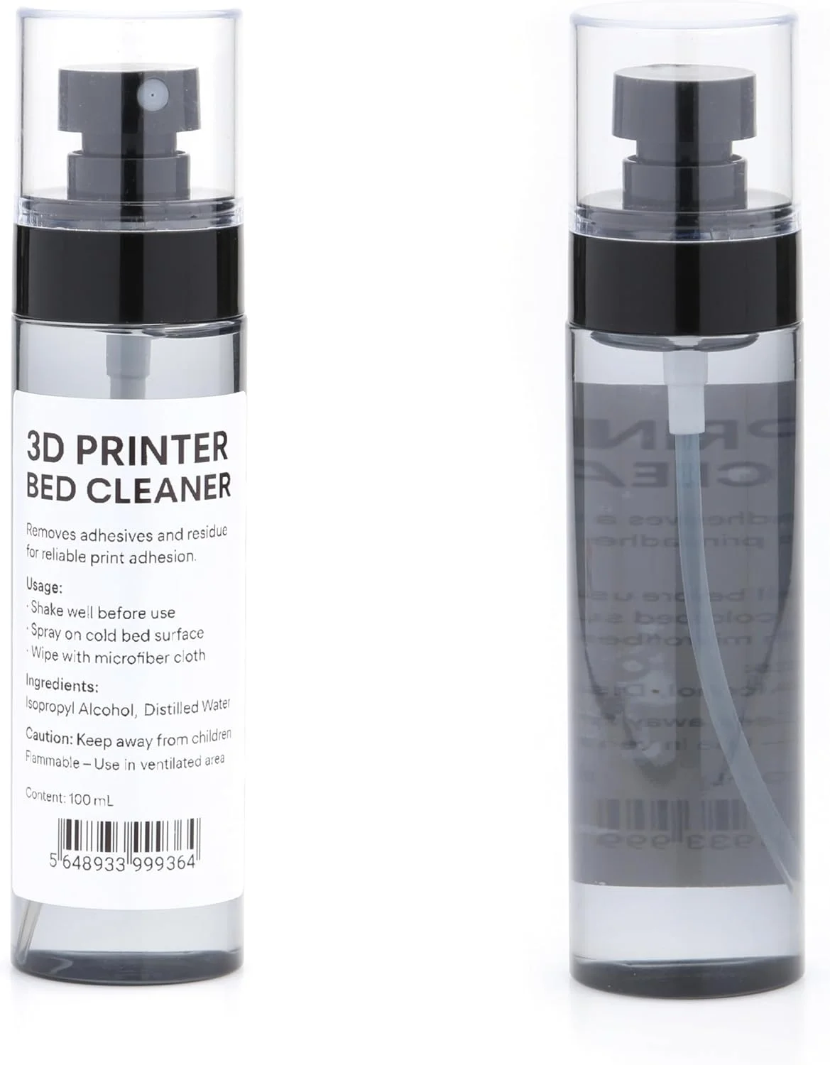 محلول تمیز کننده بستر پرینتر سه بعدی (از بین برنده چسب و مواد اضافی برای چسبندگی مطمئن چاپ)