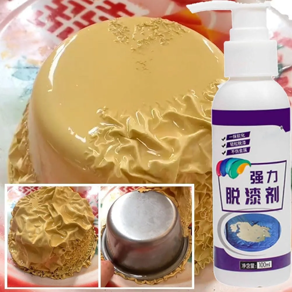 پاک کننده قوی رنگ، پاک کننده قوی رنگ چند منظوره، اسپری پاک کننده خمیری قوی، پاک کننده رنگ سطح فلز، لوازم تمیز کننده ویژه رنگ لکه چند منظوره (2 عدد)