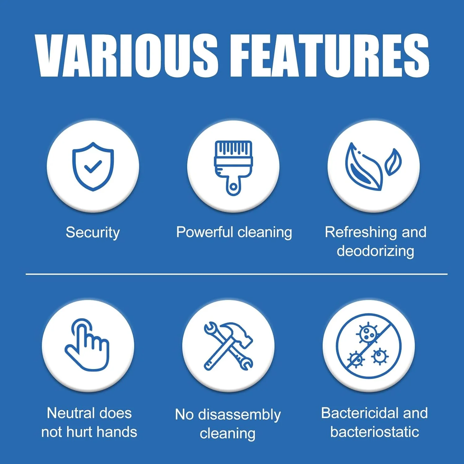 اسپری فوم تمیز کننده کولر گازی POSICHE - 60 میلی لیتر، محلول تمیز کننده، ضدعفونی کننده و رسوب زدای AC خانگی، بدون نیاز به باز کردن، حفظ کیفیت هوای تازه، از بین برنده کثیفی، گرد و غبار و بو، مناسب برای استفاده در خانه و محل کار