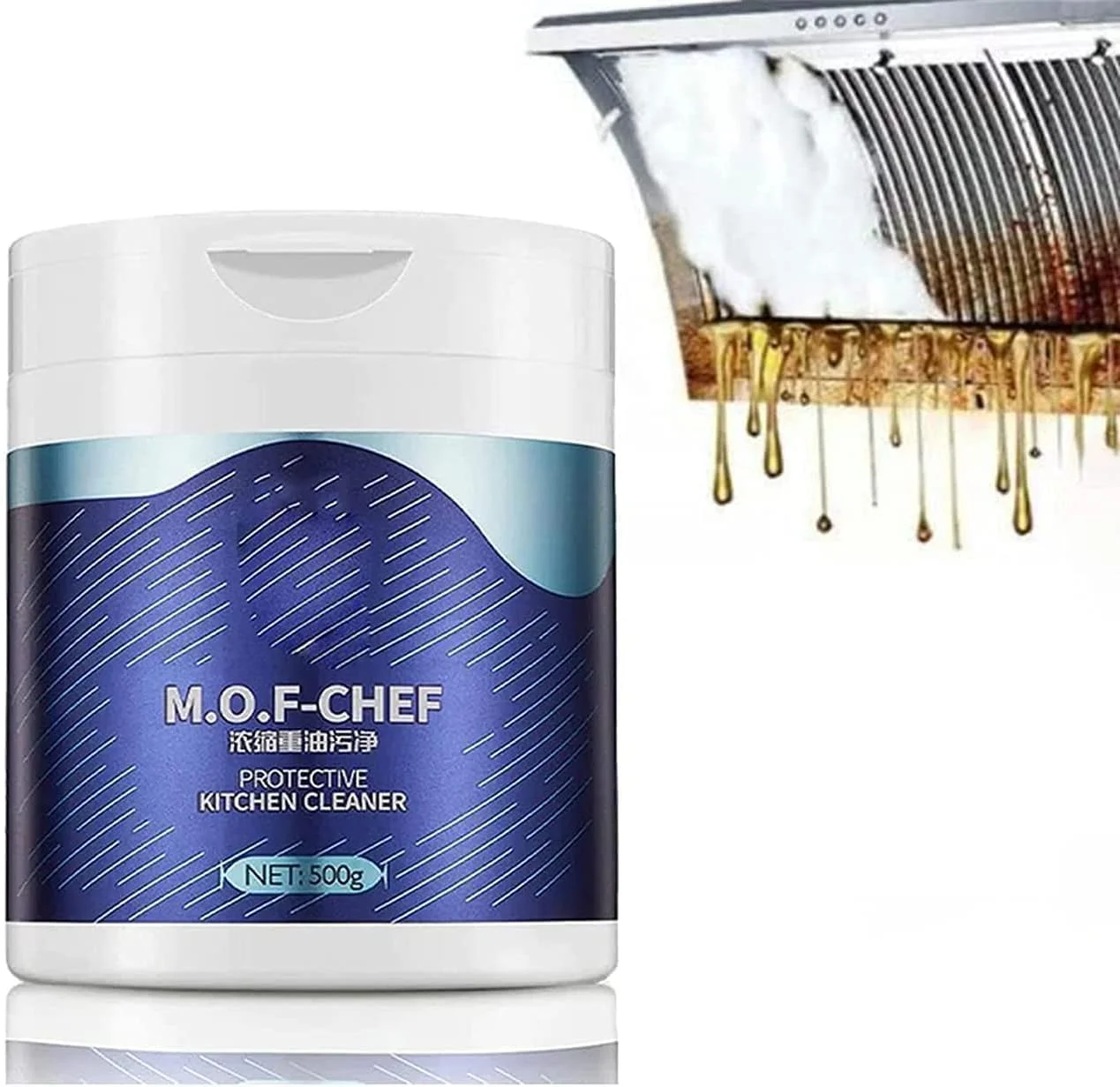 پودر پاک کننده آلودگی روغن 500 گرمی، پاک کننده لکه های روغن سنگین فوم کننده، پاک کننده لکه بر همه منظوره، پودر پاک کننده قوی لکه بر، پاک کننده چربی و کثیفی های سرسخت