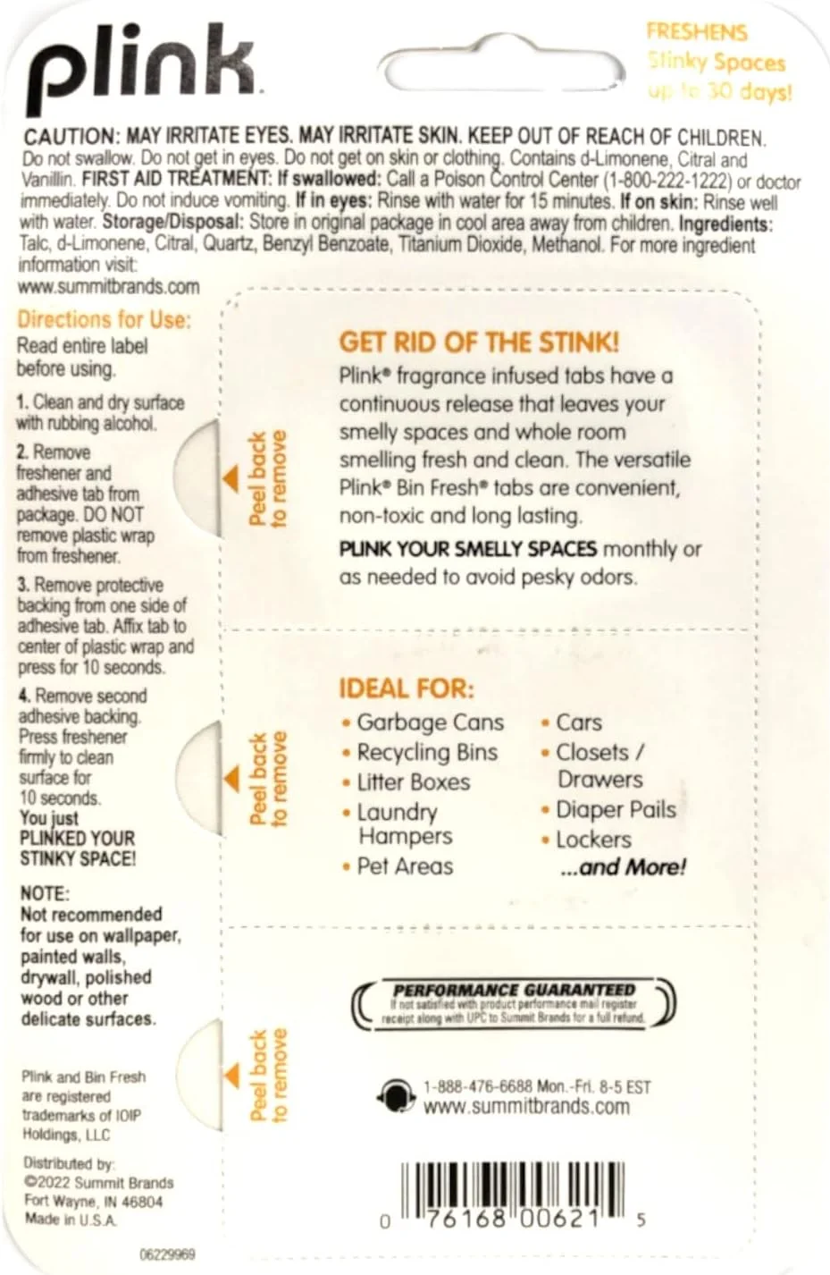 خوشبو کننده سطل زباله Plink خوشبو کننده سطل زباله Plink