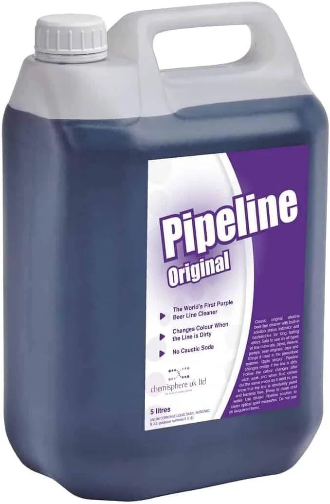 مایع تمیز کننده خطوط آبجو Pipeline Intelligent (۵ لیتر) - عامل تمیز کننده بنفش اورجینال برای خطوط آبجو فلزی و پلاستیکی