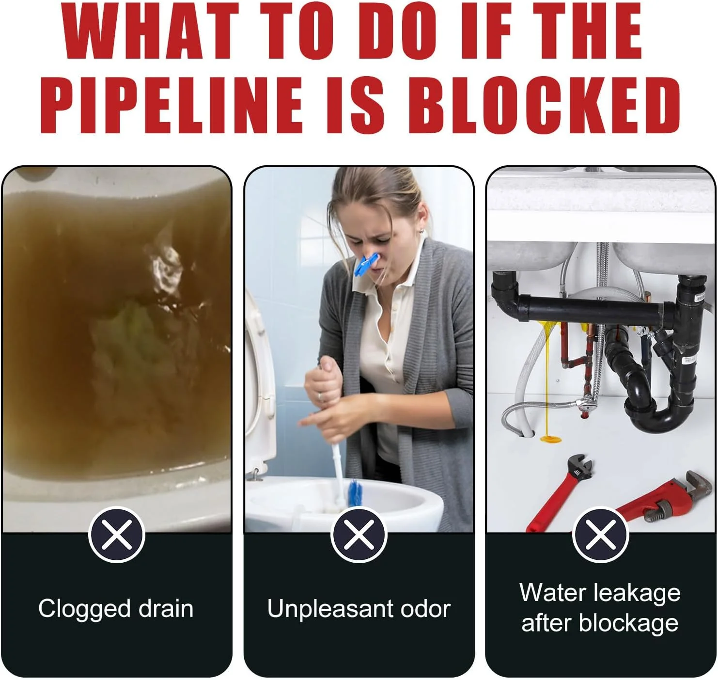 ماده لایروبی خط لوله، ماده لایروبی قدرتمند خط لوله، رفع انسداد لوله (2 عدد) ماده لایروبی خط لوله، ماده لایروبی قدرتمند خط لوله، رفع انسداد لوله (2 عدد)