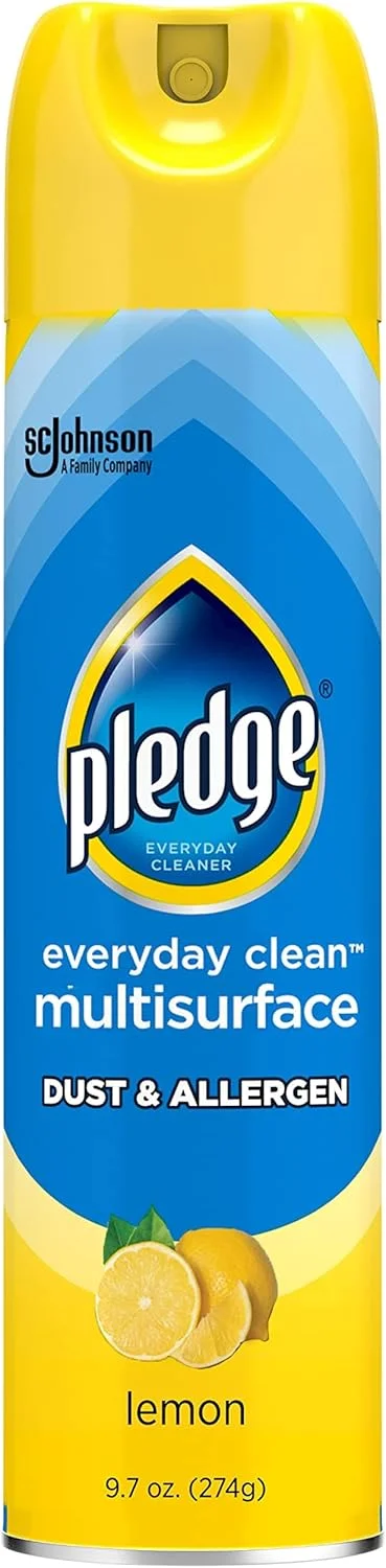 اسپری پاک کننده چند سطحی گرد و غبار و آلرژن Pledge، رایحه لیمو، 275 گرم