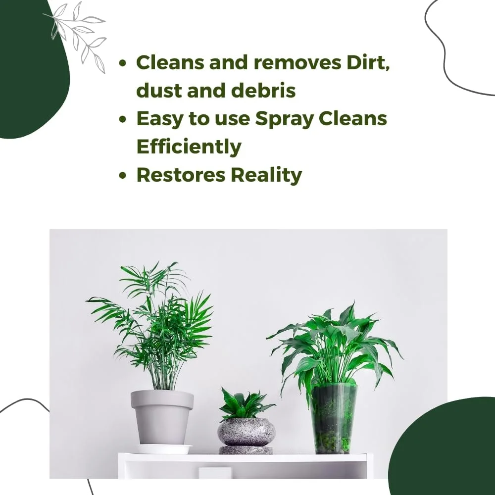 محلول تمیز کننده و براق کننده گیاهان پلاستیکی Urba، مناسب برای گیاهان مصنوعی، 200 میلی لیتر