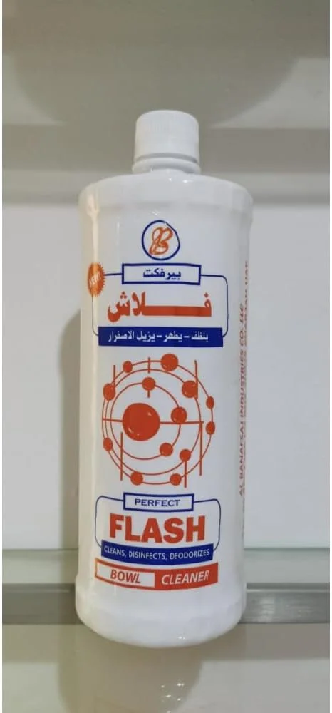 مایع تمیز کننده کاسه توالت WC PERFECT FLASH، ۱ لیتر، بسته ۲ عددی