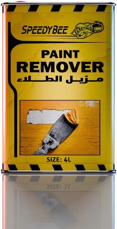 پاک کننده رنگ 4 لیتری – حلال رنگ چند منظوره قوی Speedybee برای فلز، چوب، بتن و بنایی