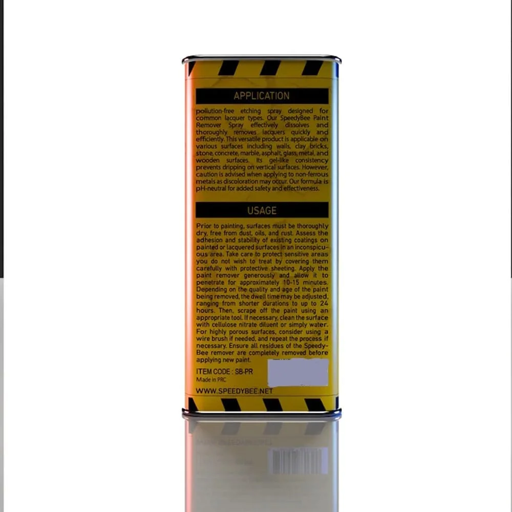 پاک کننده رنگ 4 لیتری – حلال رنگ چند منظوره قوی Speedybee برای فلز، چوب، بتن و بنایی پاک کننده رنگ 4 لیتری – حلال رنگ چند منظوره قوی Speedybee برای فلز، چوب، بتن و بنایی