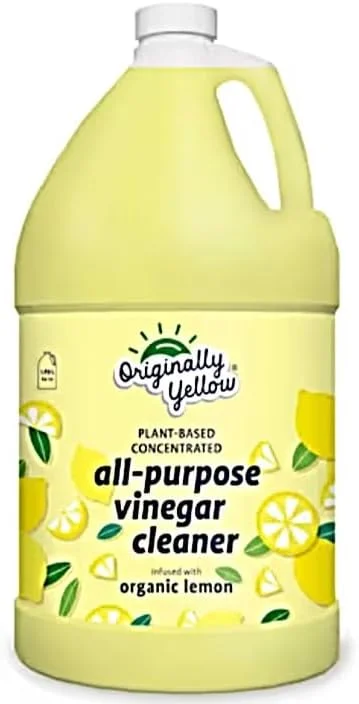 سرکه تمیز کننده چند منظوره زرد اورجینال برای محلول تمیز کردن کف خانه با سرکه مقطر | غنی شده با لیمو ارگانیک | لوازم تمیز کننده خانگی گیاهی، 1.89 لیتر (1 بسته) سرکه تمیز کننده چند منظوره زرد اورجینال برای محلول تمیز کردن کف خانه با سرکه مقطر | غنی شده با لیمو ارگانیک | لوازم تمیز کننده خانگی گیاهی، 1.89 لیتر (1 بسته)