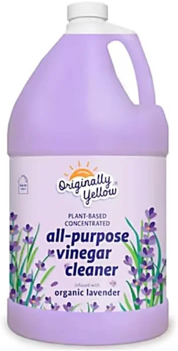 سرکه تمیز کننده چند منظوره Originally Yellow برای محلول تمیز کردن کف خانه با سرکه مقطر | غنی شده با اسطوخودوس ارگانیک | لوازم تمیز کننده خانگی گیاهی، 1.89 لیتر (1 بسته) سرکه تمیز کننده چند منظوره Originally Yellow برای محلول تمیز کردن کف خانه با سرکه مقطر | غنی شده با اسطوخودوس ارگانیک | لوازم تمیز کننده خانگی گیاهی، 1.89 لیتر (1 بسته)