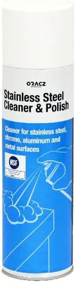 اسپری تمیز کننده و پولیش استیل اوراچ 600 گرمی - محافظت در برابر اثر انگشت، درخشش بدون لکه - ایمن برای سطوح، استفاده آسان برای لوازم خانگی، آسانسورها و تجهیزات اسپری تمیز کننده و پولیش استیل اوراچ 600 گرمی - محافظت در برابر اثر انگشت، درخشش بدون لکه - ایمن برای سطوح، استفاده آسان برای لوازم خانگی، آسانسورها و تجهیزات