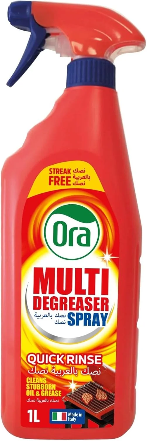 اسپری چربی زدا چند منظوره ORA حجم 1 لیتر اسپری چربی زدا چند منظوره ORA حجم 1 لیتر