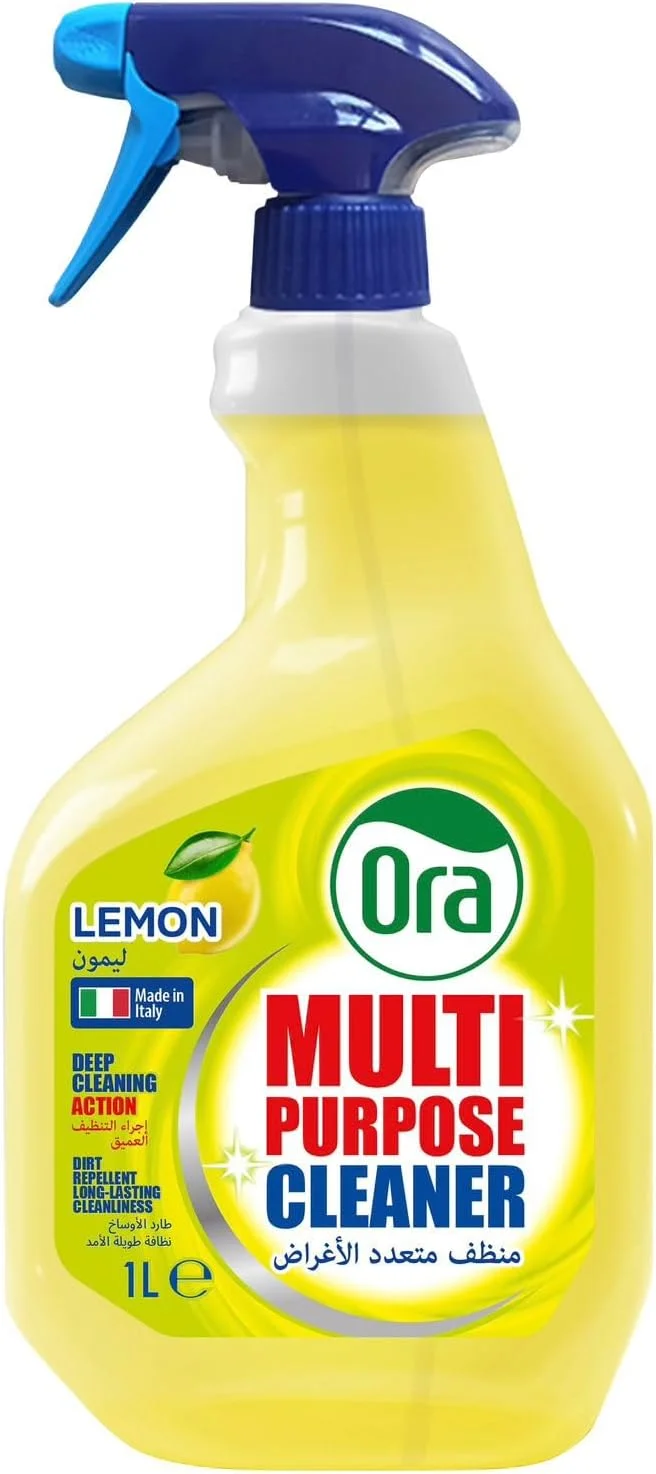 مایع پاک کننده چند منظوره با رایحه لیمو ORA، یک لیتر